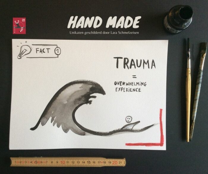 Traumakaarten - handgeschilderde set van 20 unieke items - Afbeelding 8